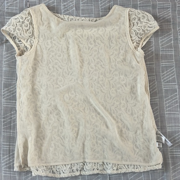 Lace Eyelet Sequin Top - Picture 9 of 9
